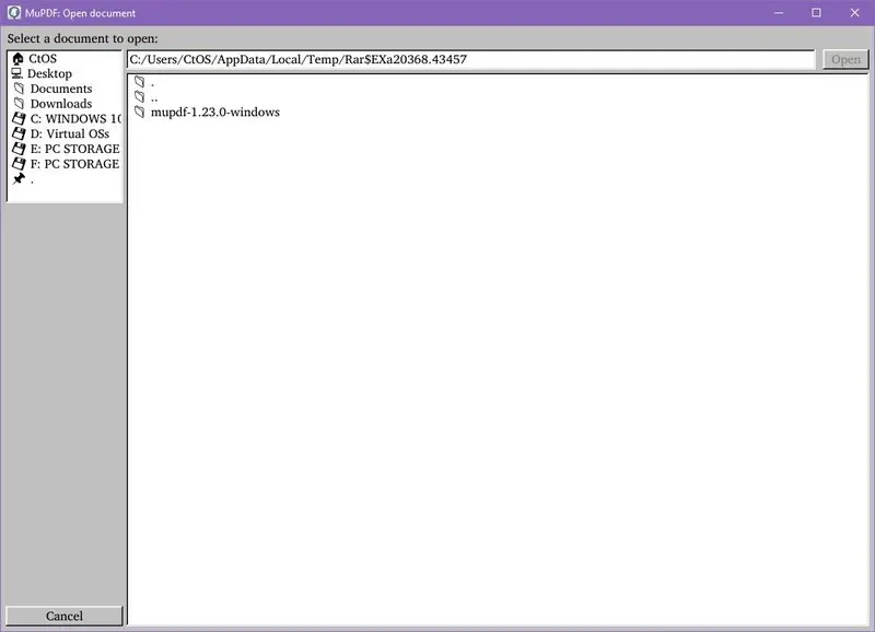 Basic PDF reading app Basic PDF reading app